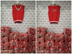 pesan vest rajut
